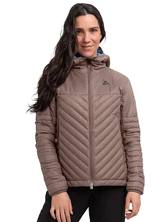 SCHÖFFEL | Damen Isojacke Cascata Down Hoodie | camel